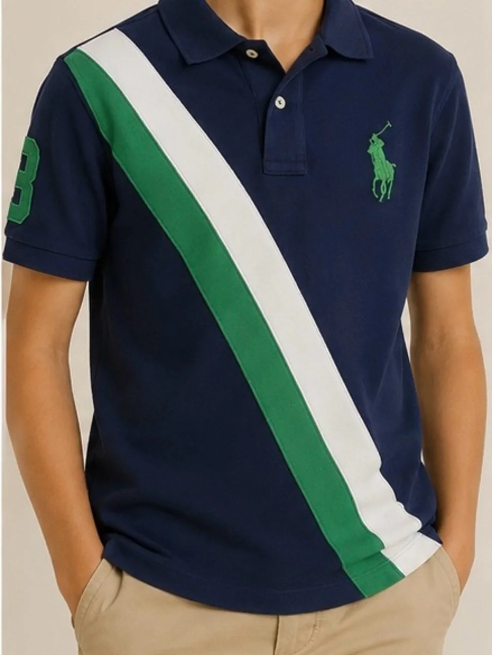 Polo by Ralph Lauren Navy Crewneck Tee